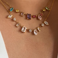 Elysian Multi-Gem Duo Necklace