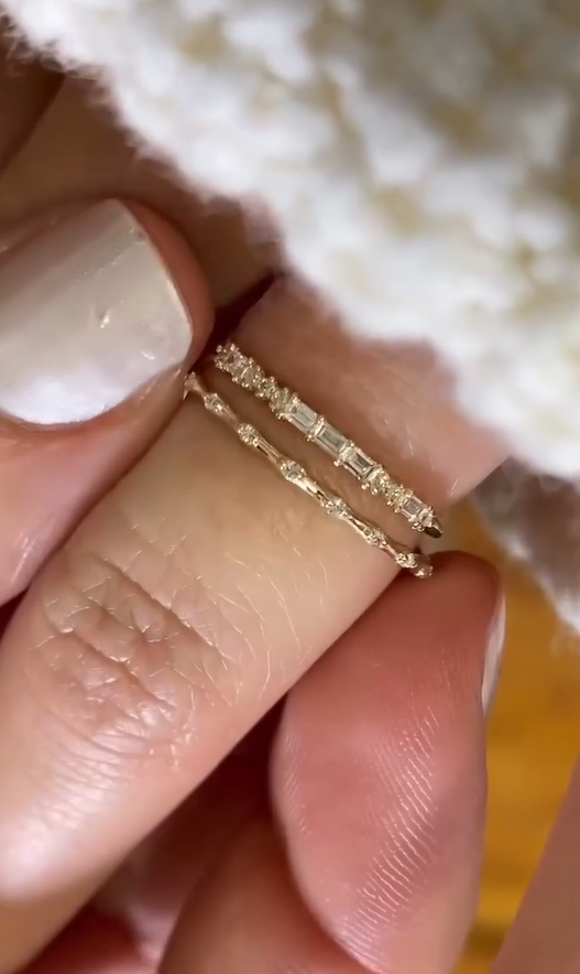 Opal Mirage Bands (Size 7)