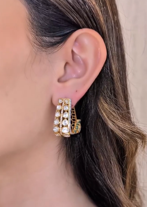 Jharokha Hoop Earrings