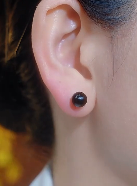 Zavelle Midnight Bloom Ear Cuff Earrings