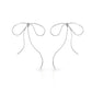 Lyra's Graceful Bow Wire Earrings