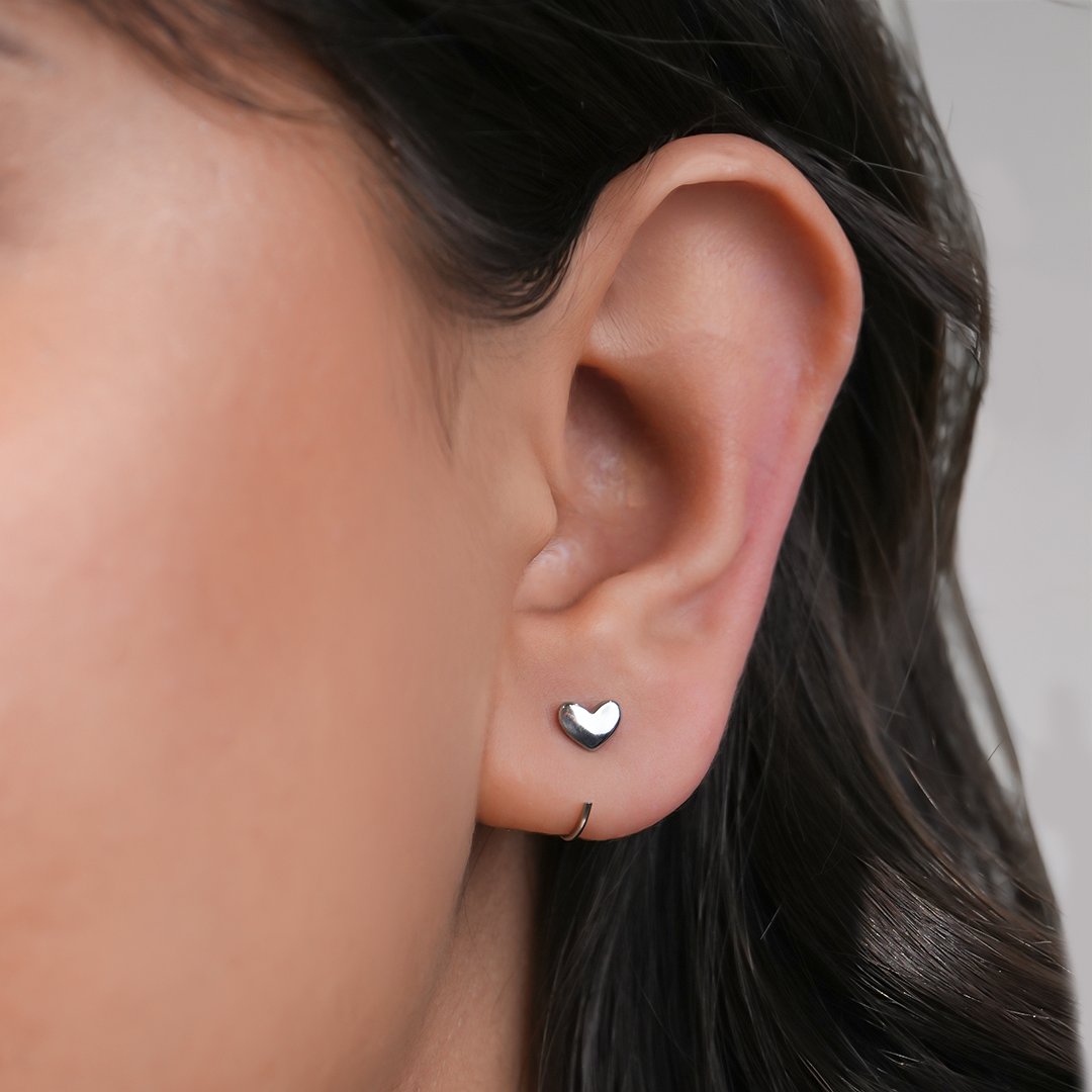 Milly Heart Ear Cuffs