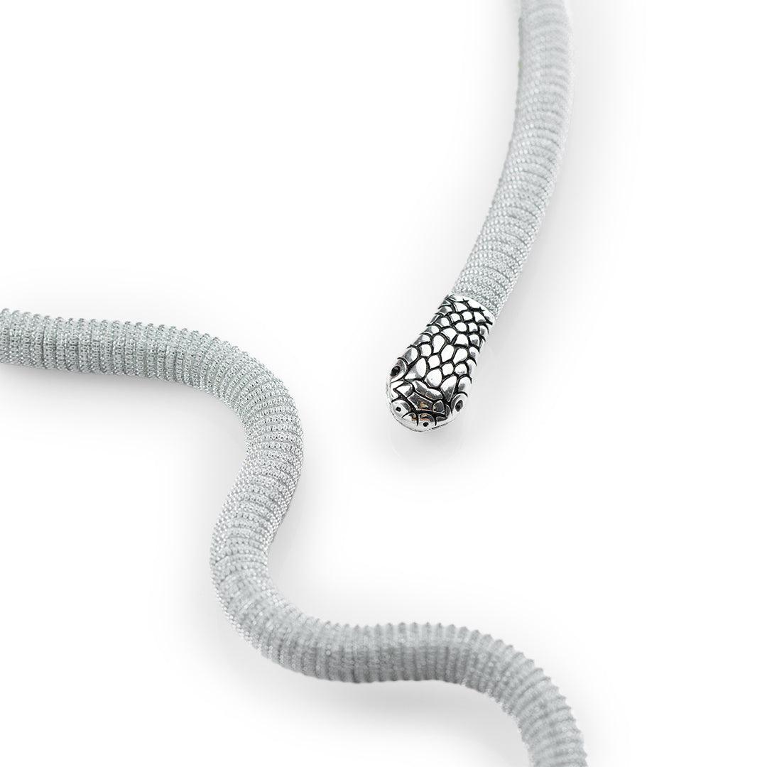 Venom Statement Snake Choker Necklace