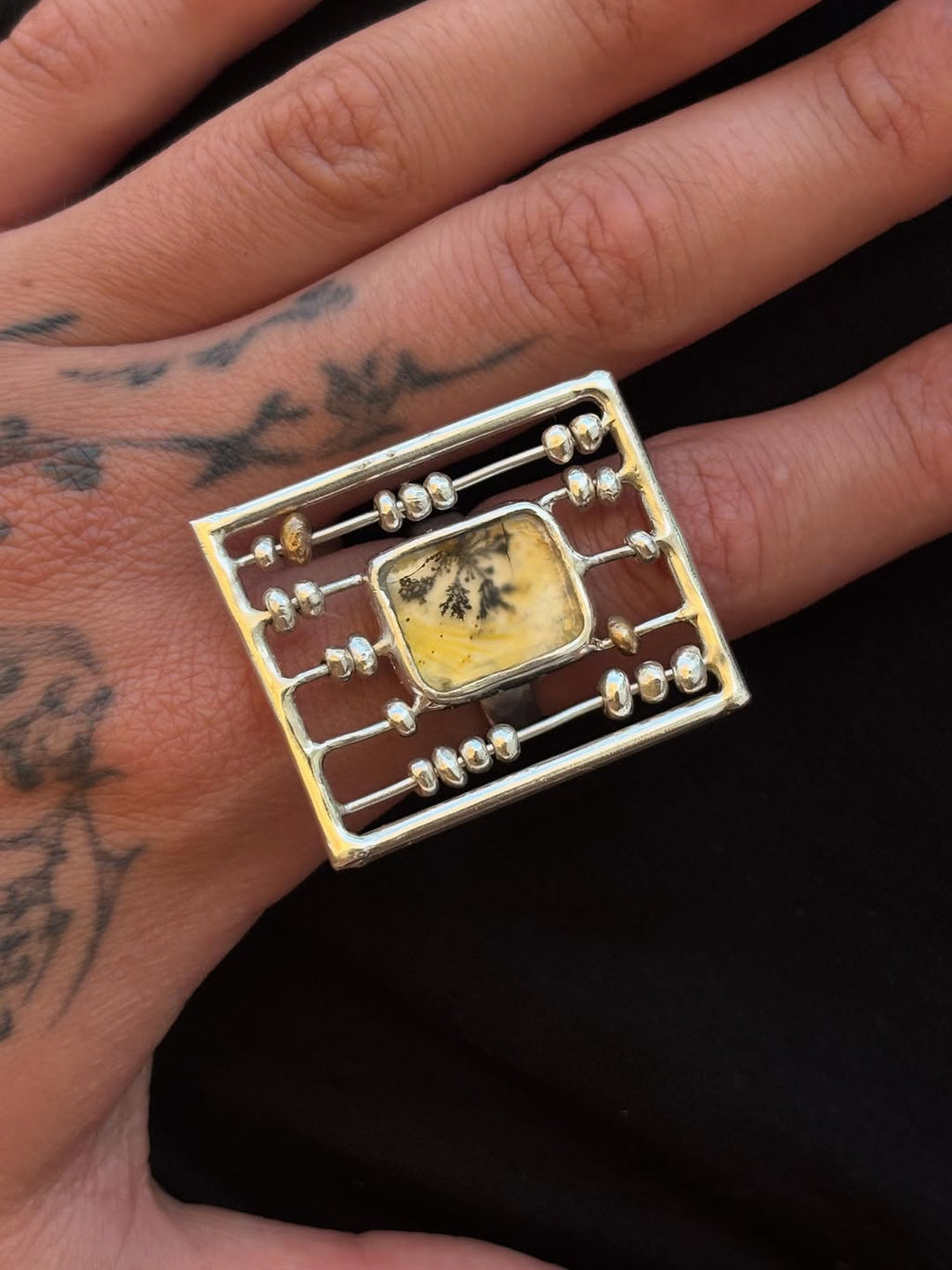 Abacus Statement Ring