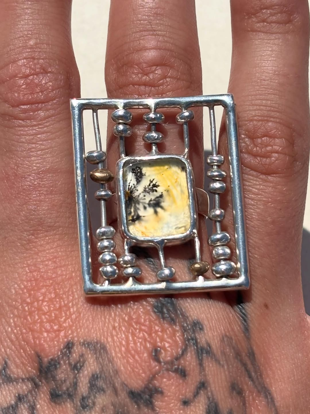 Abacus Statement Ring