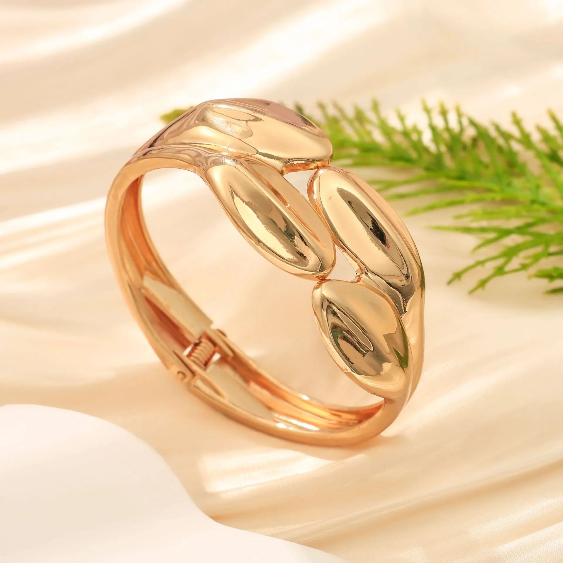 Aura Curve Cuff Bracelet
