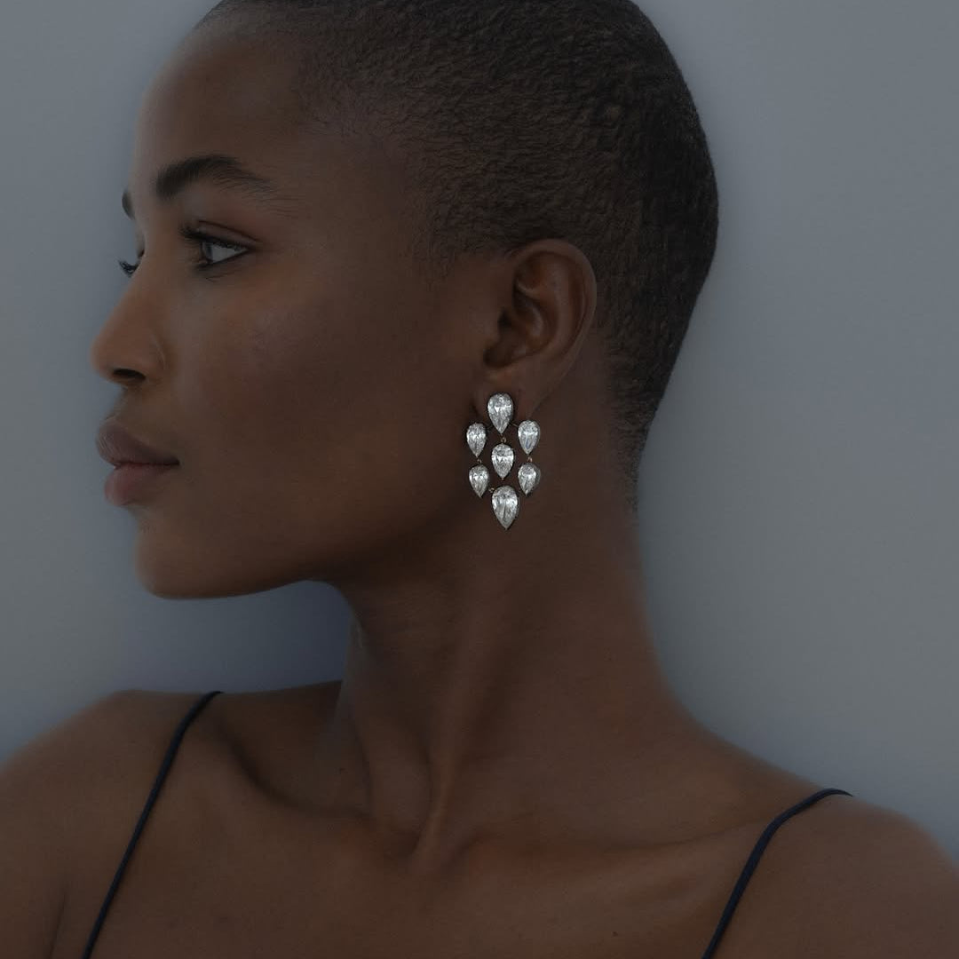 Raisa Statement chandelier earrings