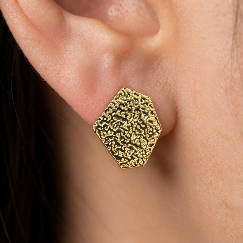 Vellora Molten Fusion Statement Earrings (two in one)