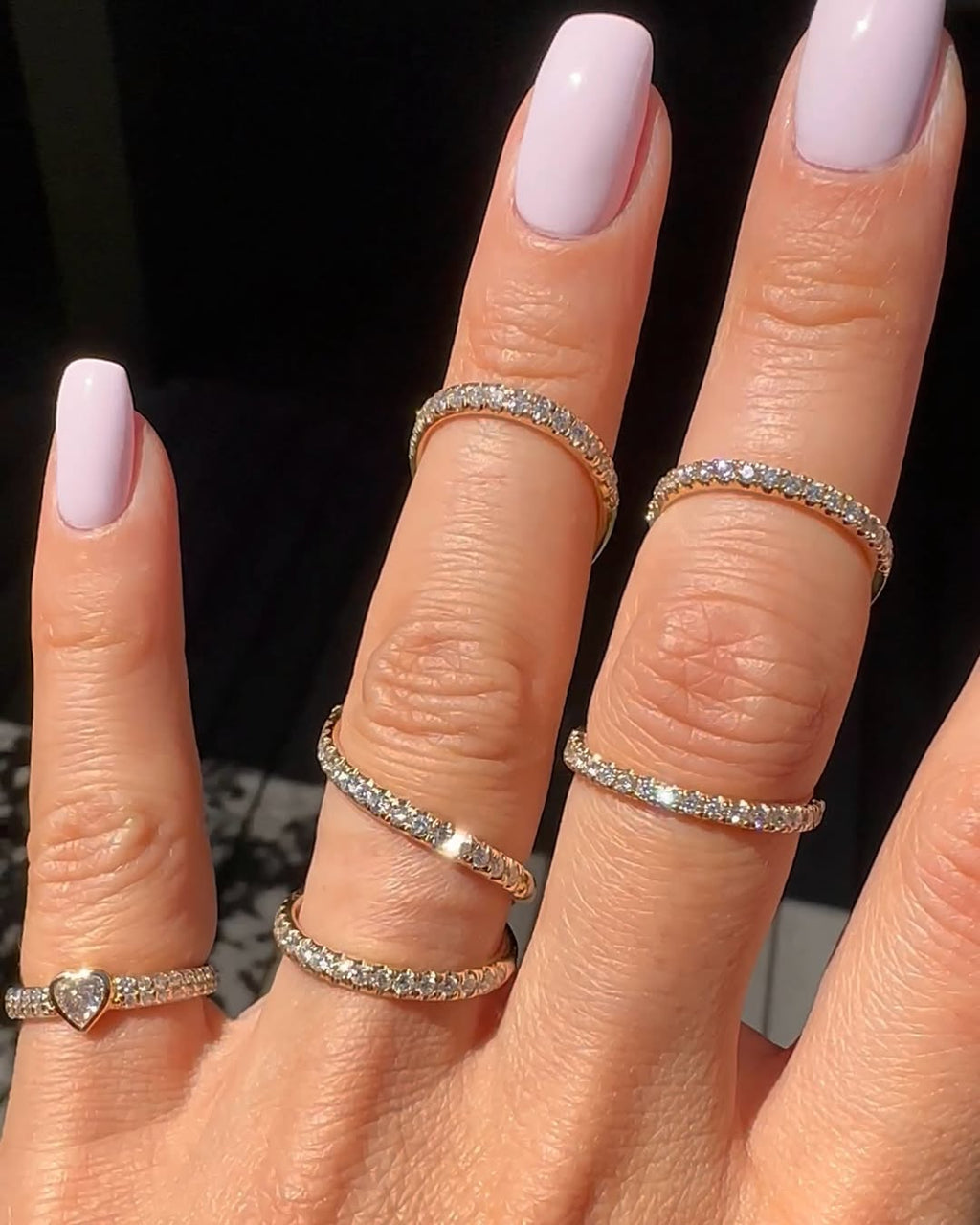 Solène Sparkle Band Ring