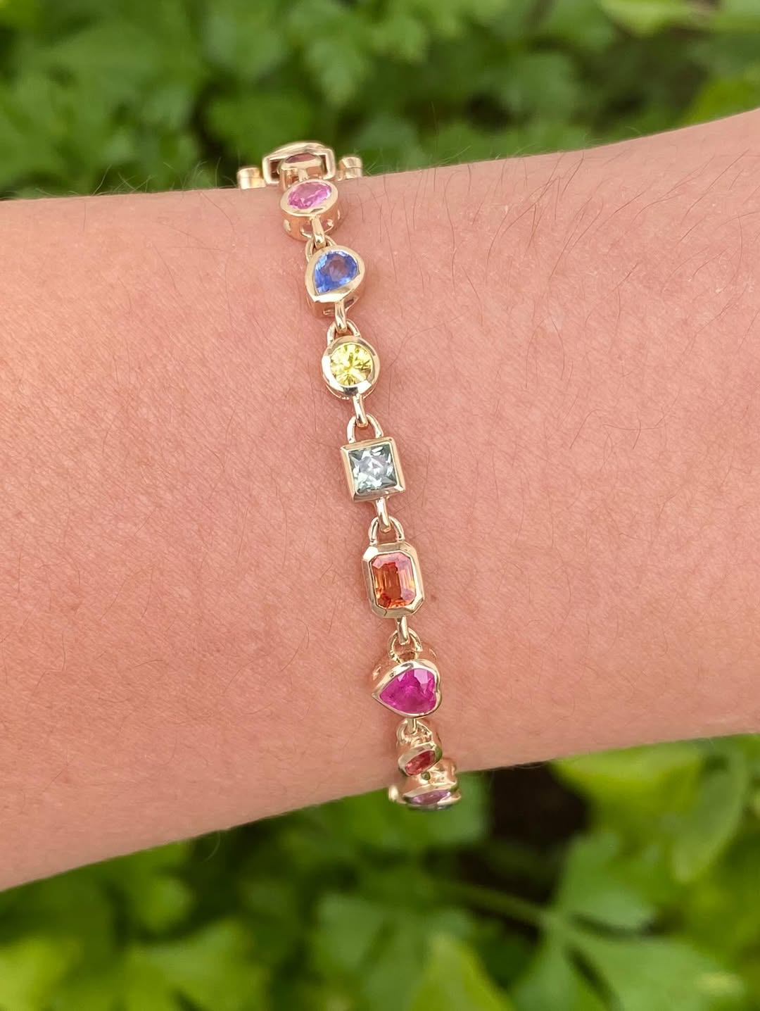Vivienne Rainbow Bracelet (Size 2.4 Inch)