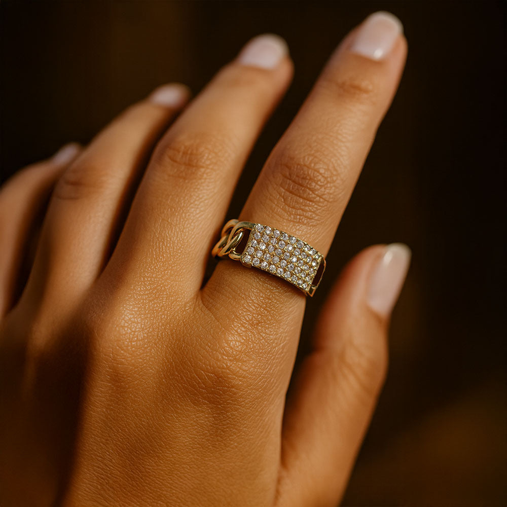 Valeria Zircon Ring Set for Women