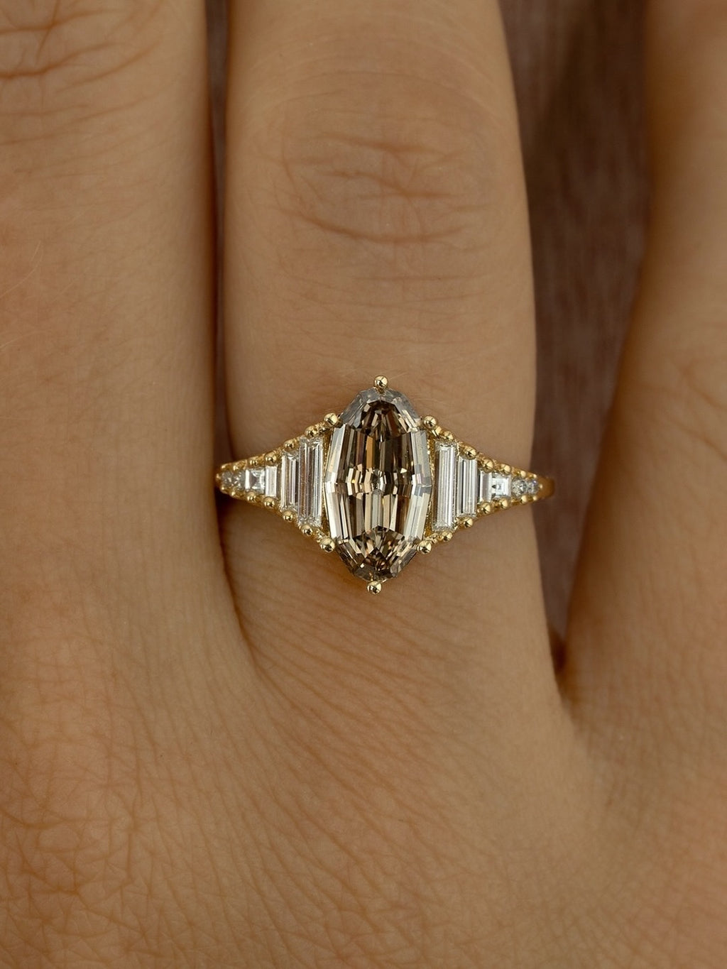 Clara Prism Ring for Women (Size 7)