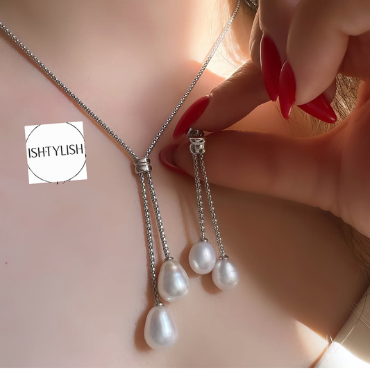 Pearl Drops Cascade Set