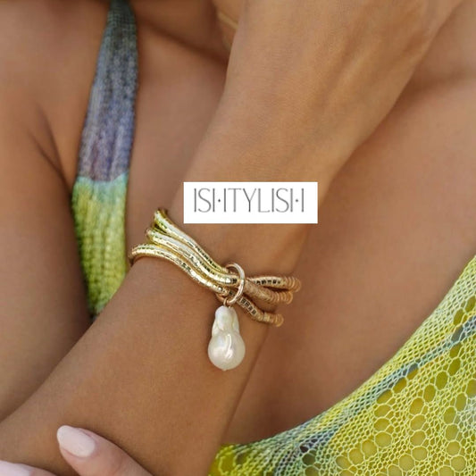 Lyra Baroque Pearl Multi-Wrap Bracelet