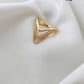 Zehra Chevron-shaped bold statement ring