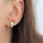 Crystal Winged Statement Earrings for Women