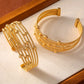 Emma's Textured Gold Bangles