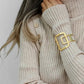 Nina Geometric Cuff Bracelet