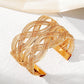 Isabella's Woven Gold Cuff