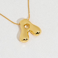 Hana's Bubble Initial Necklace
