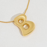 Hana's Bubble Initial Necklace