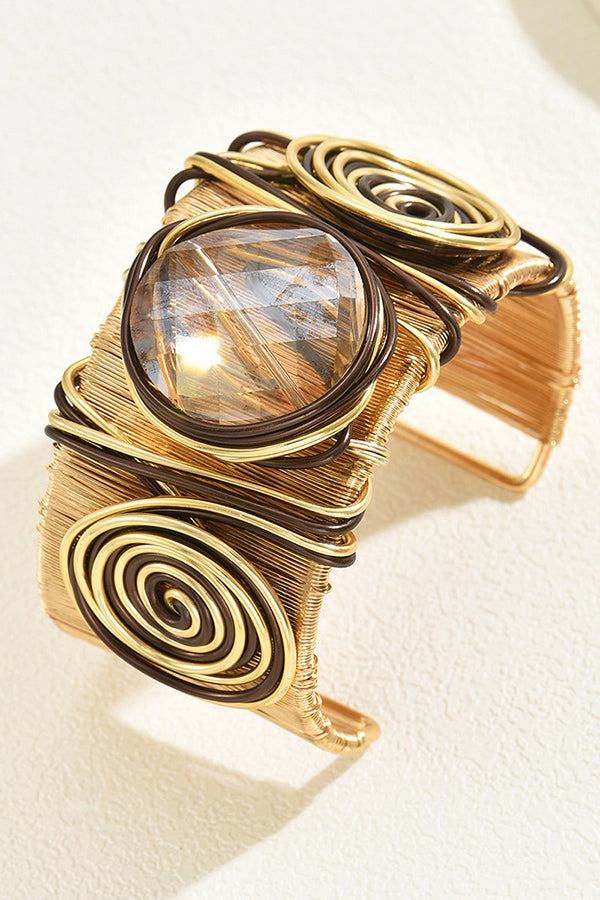 Aureon Spiral Wire Cuff