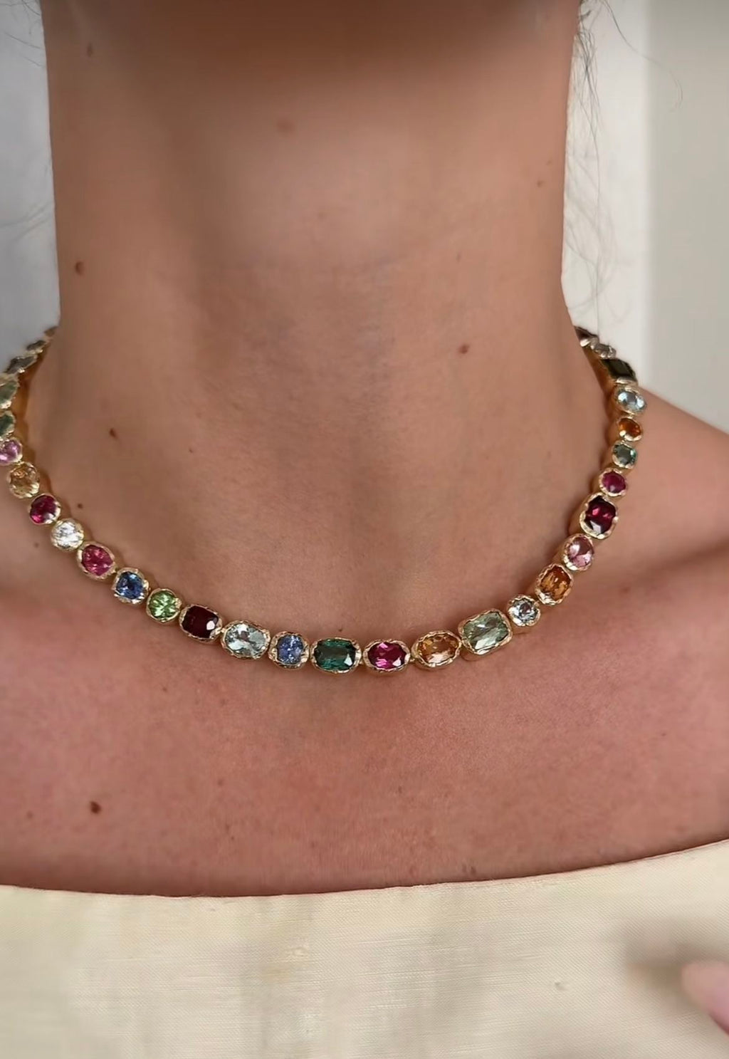 Prisma Multicolour Gemstone Necklace
