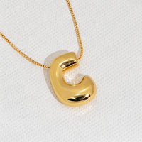 Hana's Bubble Initial Necklace