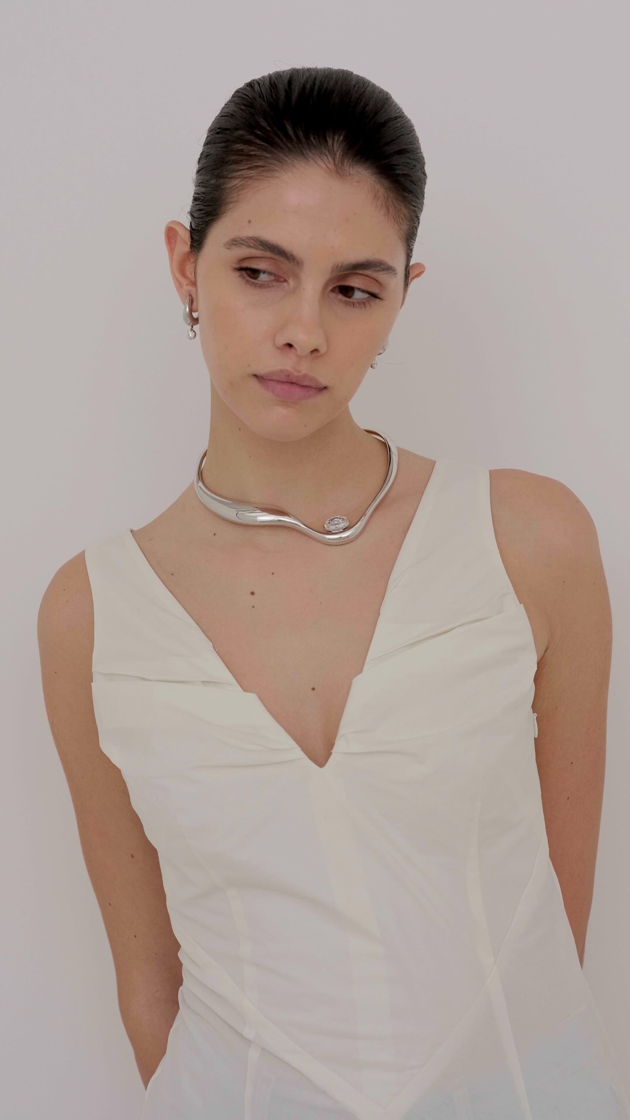 Orbit Glow Collar Necklace