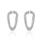 Radiance Infinity Silver Dangle Earrings