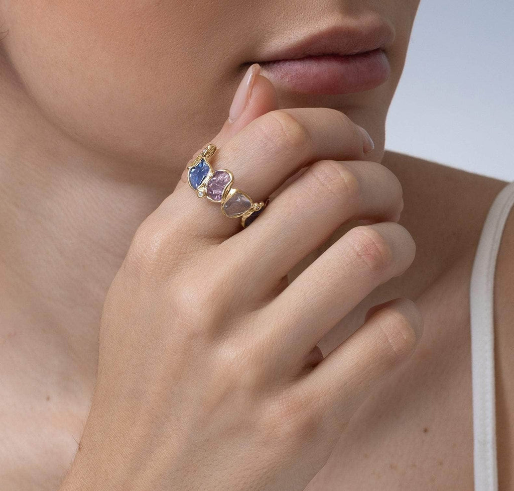 Pastel Prism Gold Ring