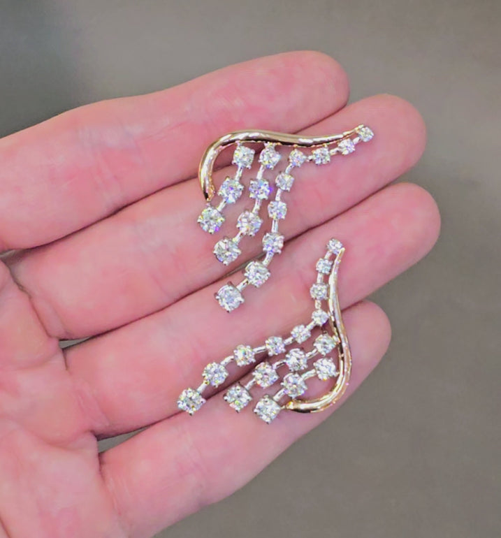 Drizzle Diamond Ear Crawlers