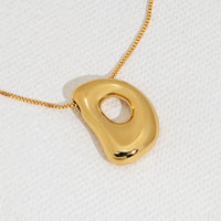 Hana's Bubble Initial Necklace