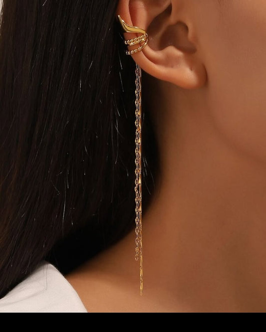 Zara Winged Ear Non Pierce Cuff- Single Earring