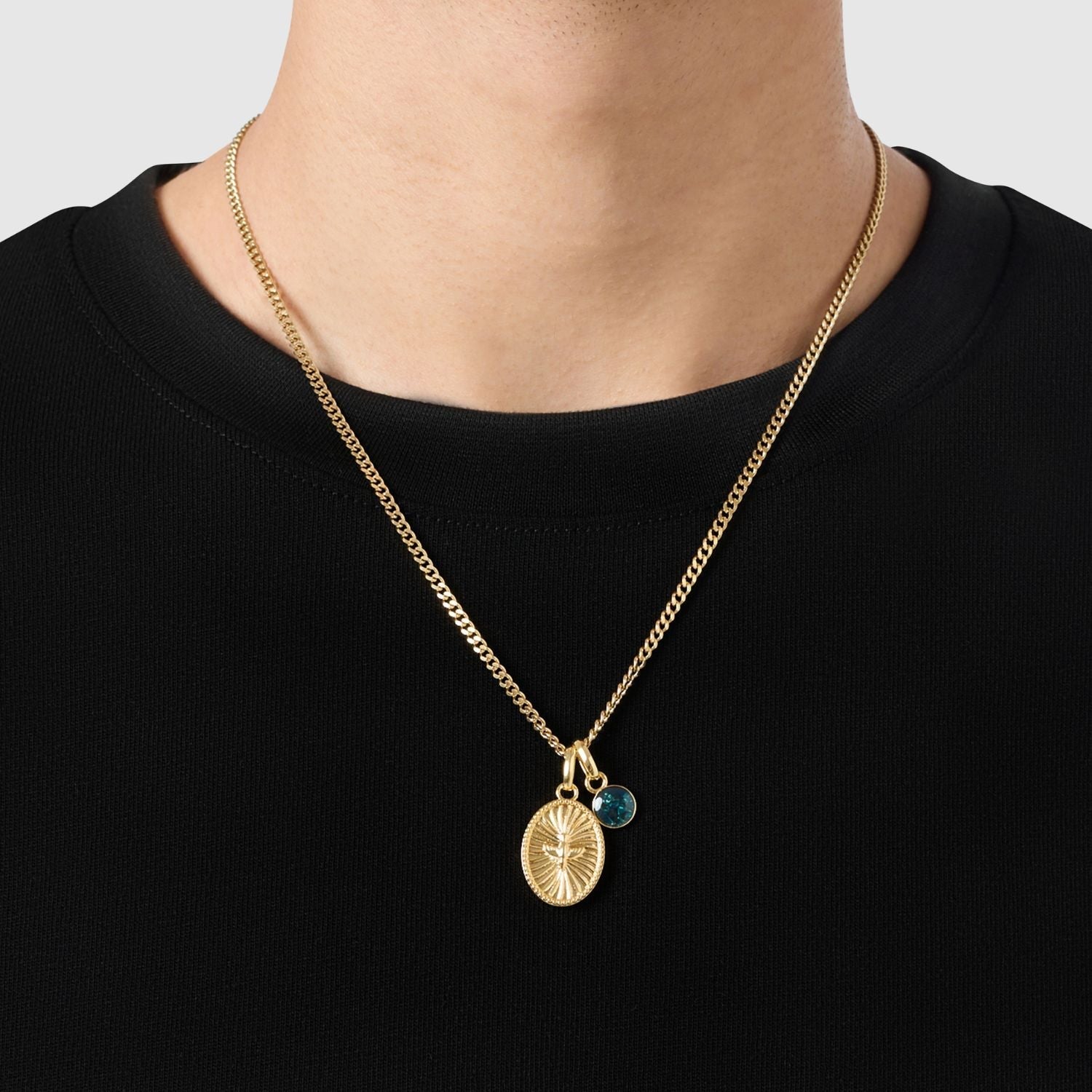 SAINT CREST Men’s Pendant Chain