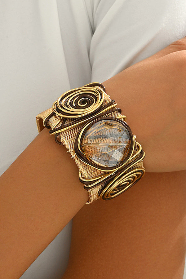 Aureon Spiral Wire Cuff
