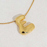 Hana's Bubble Initial Necklace