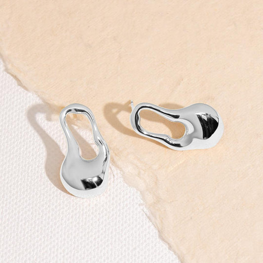 Iris Sculptural Drops Earrings For Women