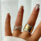 Rumi and Rhea Dual Bold Statement Rings