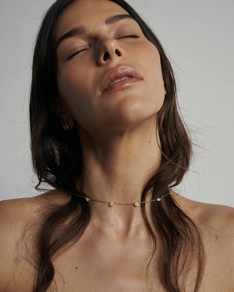 Chloe Dewdrop Sterling Silver Necklace
