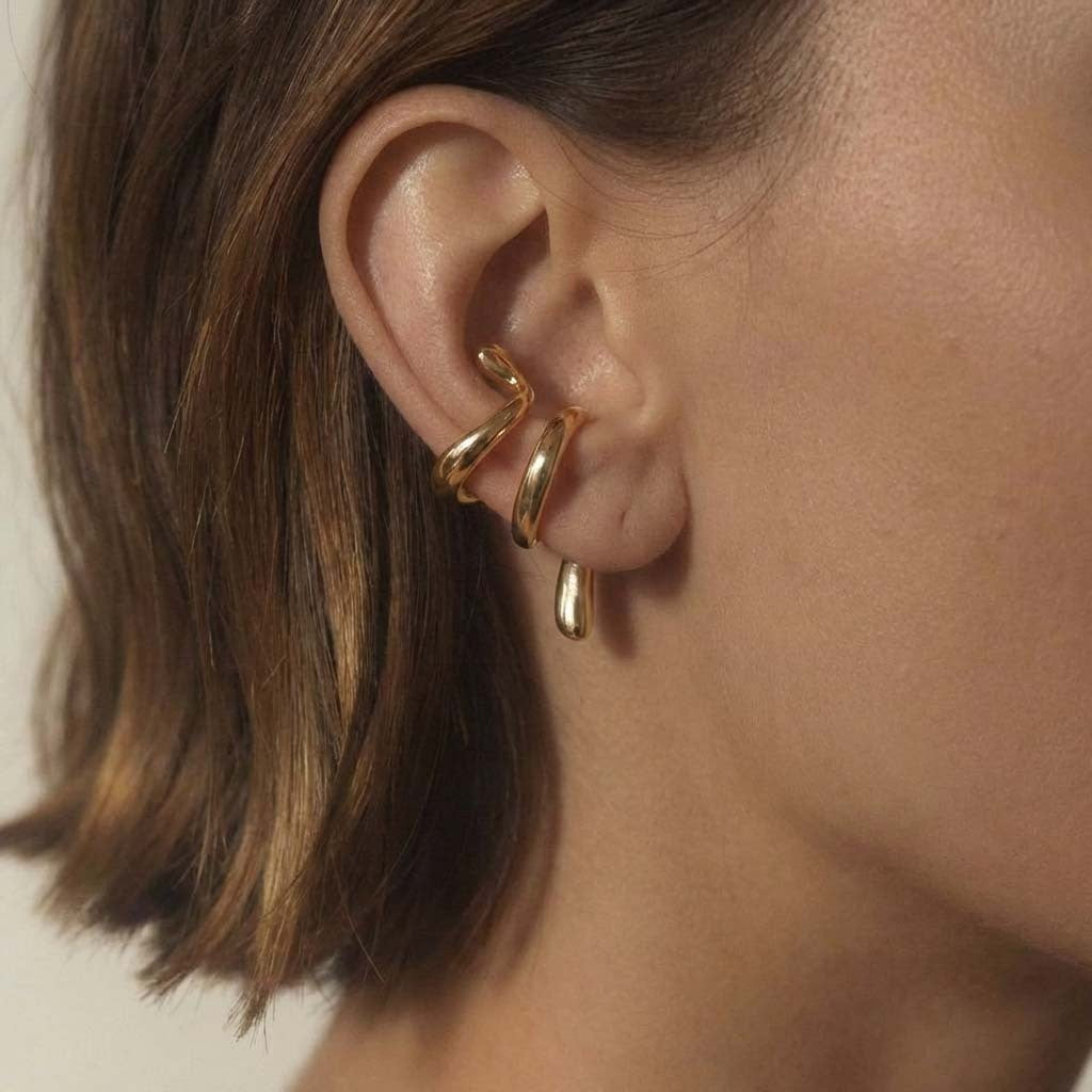 Serpelle Curve Ear Stack