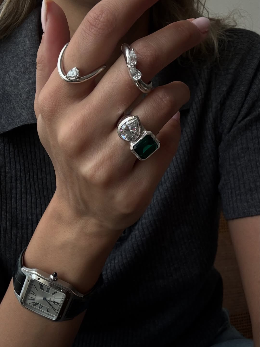 Gemini Trio Rings (Set of 3 ring)