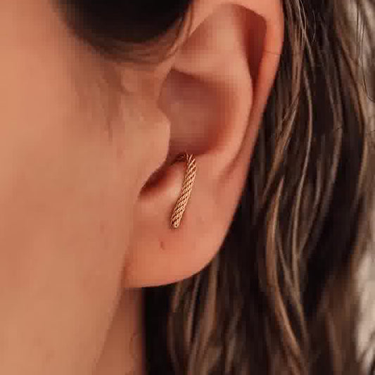 Twist Heart Shaped Earring for Women