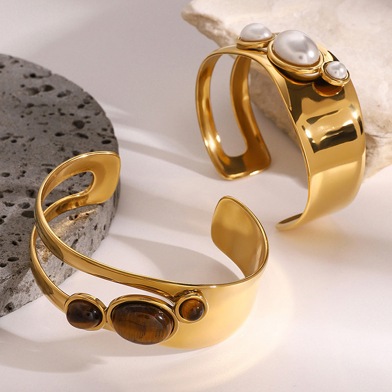 Terra Glow Statement Cuff