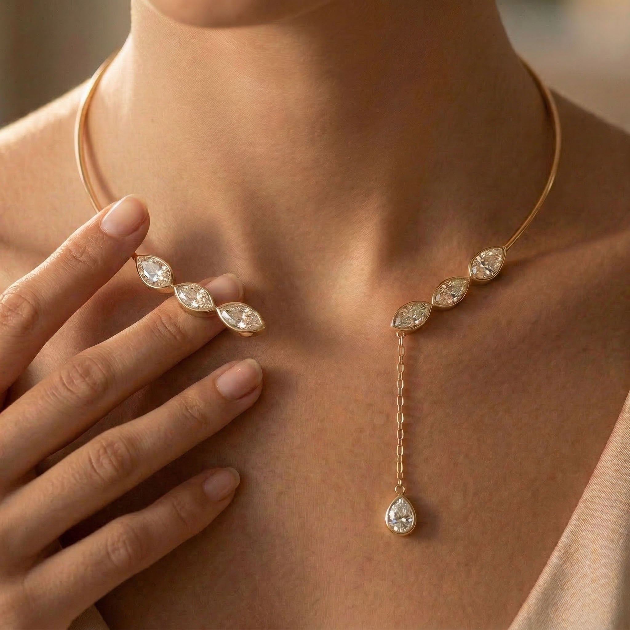 Aurelyn Cascade Collar