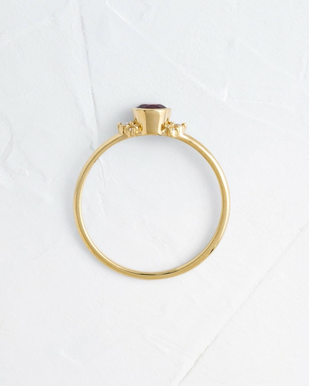 Scarlet Bloom Necklace And Ring Set