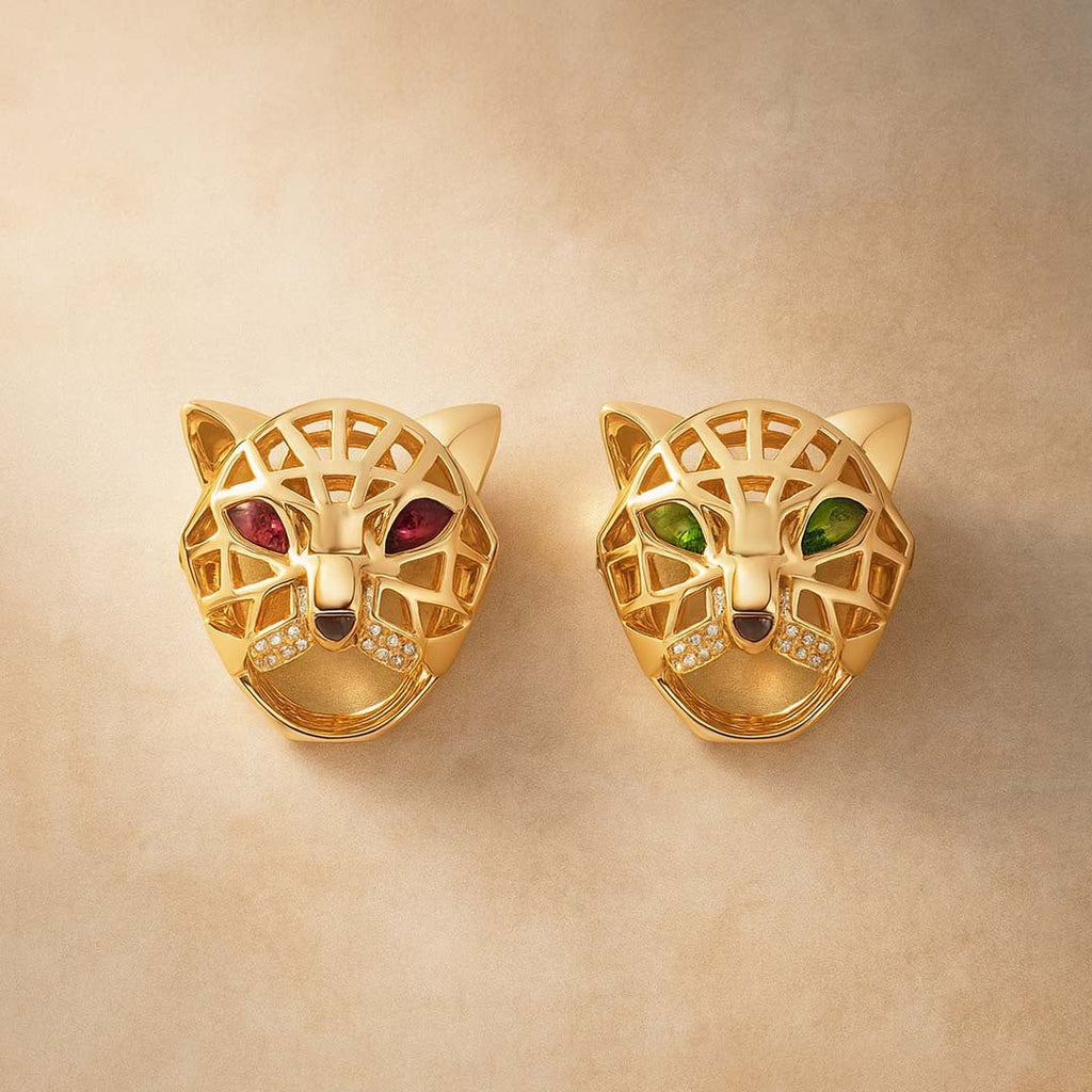Koi Royal Bold Gold Panther Ring for Women