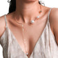 Emma Gold Pearl Necklace