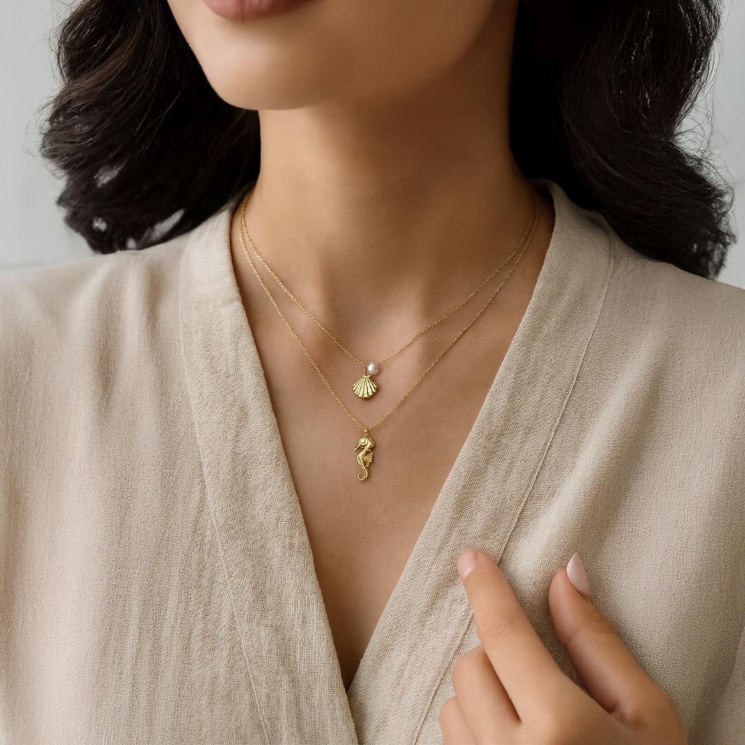 Ocean Charm Necklace for Women