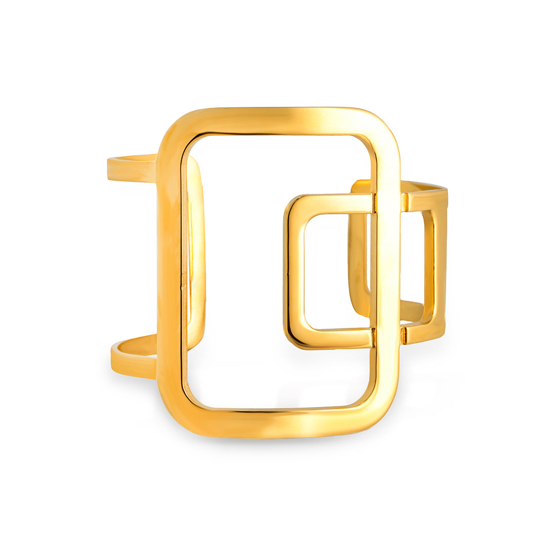 Nina Geometric Cuff Bracelet